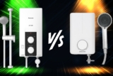 So sánh máy nước nóng trực tiếp Panasonic 3500W DH-3RP2VK và Stiebel Eltron 3500W DE 35 EC