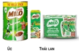 So sánh sữa milo Thái và Úc về hương vị, giá cả, giá trị dinh dưỡng